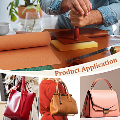 Rouleau de doublure artisanale en cuir mélangé pour sacs et pochettes&nbsp;AJEW-WH0643-143D