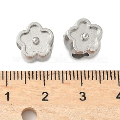 Европейские бусины из нержавеющей стали 304 STAS-D307-04A-P