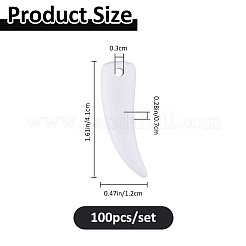 100 шт. Непрозрачные акриловые подвески&nbsp;MACR-FH0001-29