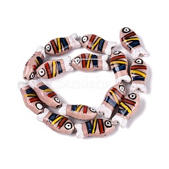 Perles en porcelaine manuelles&nbsp;PR-N001-01D