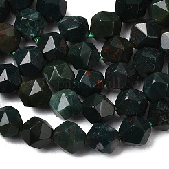 Нити бусин из натурального кровавика/гелиотропа G-Z119-A16-01