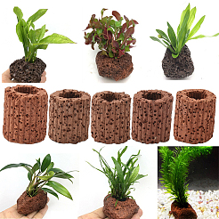 16 шт. многоразовое кольцо для аквариума из лавового камня&nbsp;DIY-SP0005-67