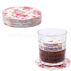 8 шт. коврики под чашки из искусственной кожи&nbsp;AJEW-MB0001-12