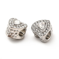 Стойки покрытие сплава кристалл горный хрусталь европейские бусины PALLOY-P289-41P