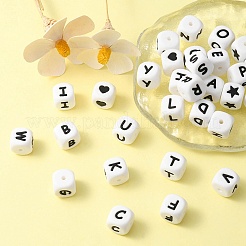 30шт 28 стиля пищевых экологически чистых силиконовых бусин SIL-YW0001-07