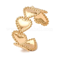 Marine 304 Edelstahl Manschettenarmbänder für Damen&nbsp;BJEW-Z147-01G-02