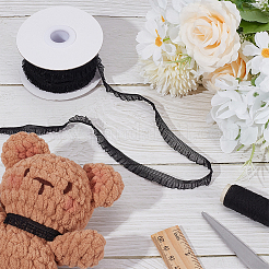 Эластичная кружевная отделка из полиэстера DIY-WH0430-852B