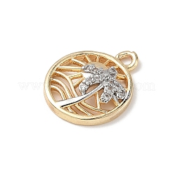 Латунные микро проложить кубического циркония подвески&nbsp;LS-KK-C104-01G