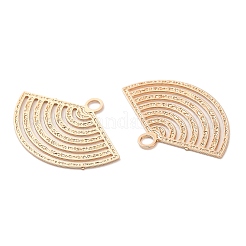 Долговечные филигранные подвески из латуни с покрытием&nbsp;KK-K336-19KCG