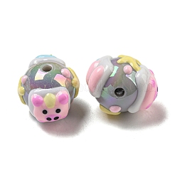 Ручная роспись акрилом с эмалевыми бусинами MACR-D031-05H