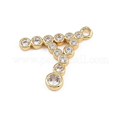 Латунные микро проложить кубического циркония подвески KK-I352-01G