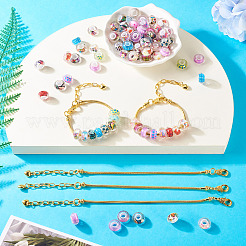 Наборы для изготовления европейских браслетов своими руками DIY-TA0012-17G