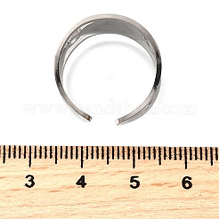 Открытые кольца манжеты из нержавеющей стали 304 RJEW-S628-11P