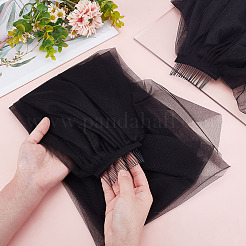 2 шт. полиэстеровая сетчатая свадебная фата AJEW-HY0001-97