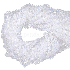 20 brins de perles de verre transparentes brins&nbsp;EGLA-PA0001-47D