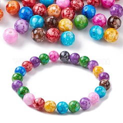 Краска для запекания непрозрачные акриловые бусины MACR-YW0002-89