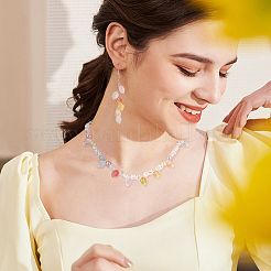 80 шт. 8-х цветные подвески-лэмпворк лимонного цвета&nbsp;LAMP-PH0001-08