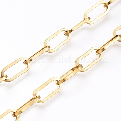 Chaînes à trombones en acier inoxydable 304 avec placage ionique (IP) de 3.28 pied&nbsp;X-CHS-D030-02G