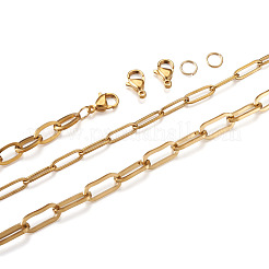 Наборы для самостоятельного изготовления цепочек и браслетов из нержавеющей стали DIY-YS0001-23G