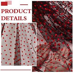 Polyester-Mesh-Spitzenstoff&nbsp;DIY-WH0504-330D