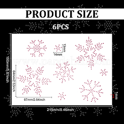 Исправление узора снежинки стразами DIY-WH0430-205E