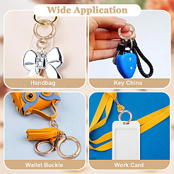 16шт 4 стиля сплава пружинное кольцо ворот FIND-DR0001-69G