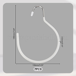 Вешалка для полотенец из нержавеющей стали и пластика AJEW-WH0534-58B