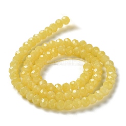 Perles de verre imitation jade cuites au four&nbsp;DGLA-A034-J6MM-A24
