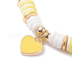 Braccialetto di fascino del cuore&nbsp;BJEW-JB07655-05
