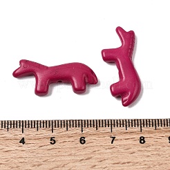 Синтетические бирюзовые бусины G-B158-01C