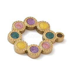 Подвески из нержавеющей стали 304 с эмалью&nbsp;STAS-K312-02C-G