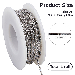 Круглые цепи-змейки из нержавеющей стали 304 длиной 10 м CHS-HS0001-01A
