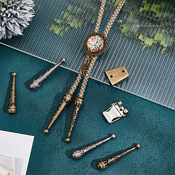 4шт. набор для изготовления галстуков-боло 2 цветов DIY-PH0022-02