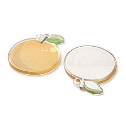 Непрозрачные печатные акриловые подвески OACR-I020-06D