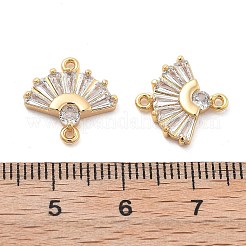 Латунные прозрачные подвески из кубического циркония&nbsp;KK-G516-08G