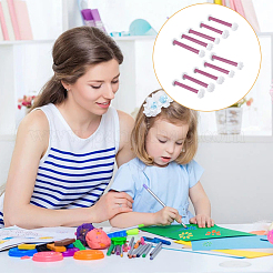 10 шт. пластиковых и силиконовых инструментов для точечной росписи цветов&nbsp;DIY-AR0005-18