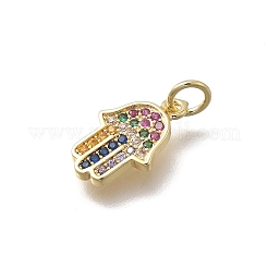 Латунные микро проложить кубического циркония подвески&nbsp;KK-D431-073C-G