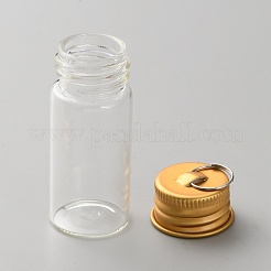Стеклянные прозрачные бутылки бусины контейнеры AJEW-WH20048-44G