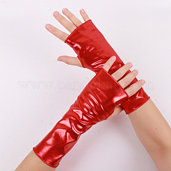 Fingerlose Handschuhe aus PU-Leder&nbsp;AJEW-WH20018-116C