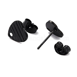 Фурнитура для сережек-гвоздиков из нержавеющей стали 304 STAS-I183-03A-EB