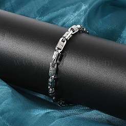 304 Edelstahl ovale Gliederkettenarmbänder für Damen und Herren&nbsp;BJEW-F488-63A-P
