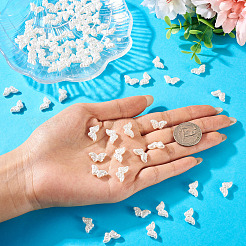 200шт бусины из искусственного жемчуга из АБС-пластика OACR-TA0003-84D