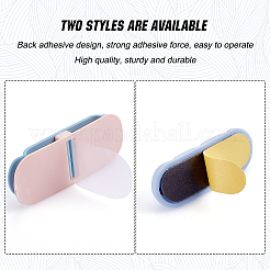 12шт 6 пластиковых самоклеящихся крючка AJEW-CA0002-07