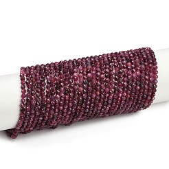 Натуральный турмалин бисер нитей G-F789-03-3mm