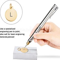 40 шт. 2-цветное ионное покрытие (IP) из нержавеющей стали 304&nbsp;STAS-FH0001-53