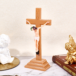 Decorazioni per esposizione di croci in plastica&nbsp;DJEW-WH0043-91