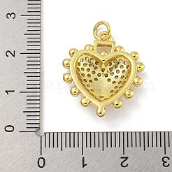 Подвески из кубического циркония с покрытием из латуни KK-G513-31G