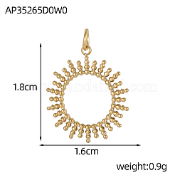 Подвески из нержавеющей стали 304&nbsp;STAS-OY005-58G