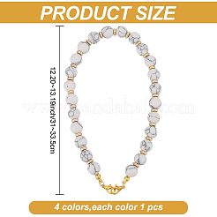 Круглые драгоценные камни и плоские круглые пластиковые бусины ccb для телефона AJEW-AB00100