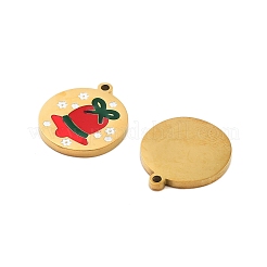 Placcatura ionica (ip) ciondoli in acciaio inossidabile 304&nbsp;STAS-S140-02L